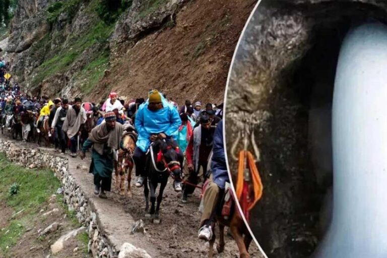 अमरनाथ यात्रा में 29 दिन में 4.51 लाख से ज्यादा श्रद्धालुओं ने किये बाबा बर्फानी के दर्शन