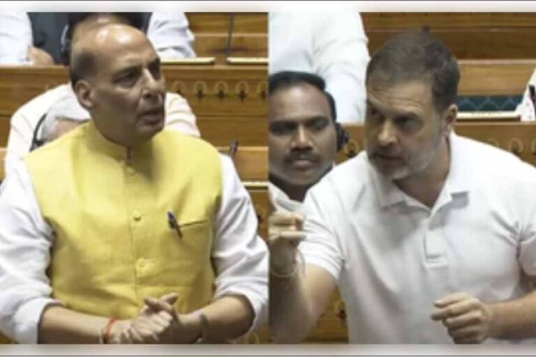 राजनाथ सिंह ने विपक्ष के नेता राहुल गांधी पर अग्निवीर योजना को लेकर भ्रांतियां फैलाने और गुमराह करने का आरोप लगाया