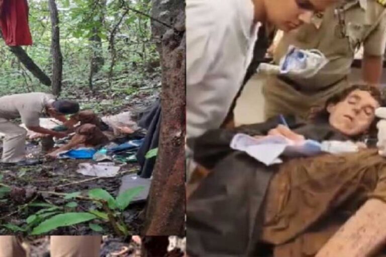 जंगल में जंजीर से जकड़कर भाग गया पूर्व पति, महिला की लिखकर बताई कहानी