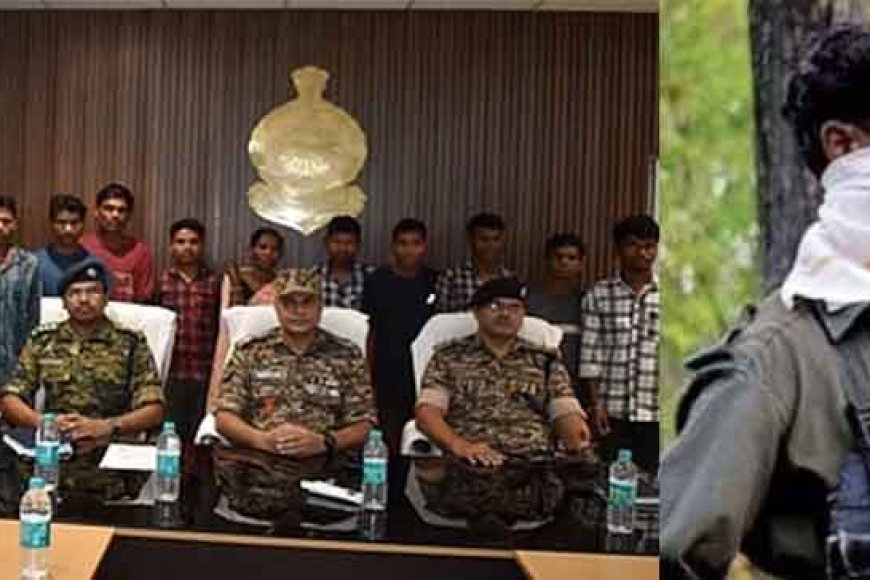 छत्तीसगढ़&बीजापुर में एक लाख का इनामी सहित 14 नक्सलियों ने किया सरेंडर, इस साल 137 नक्सलियों ने छोड़ा मावोवाद