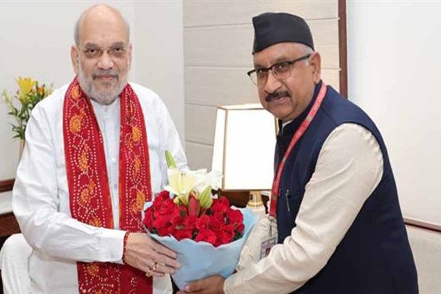 जनजातीय कार्य मंत्री डॉ. शाह ने केंद्रीय गृह एवं सहकारिता मंत्री शाह से भेंट की