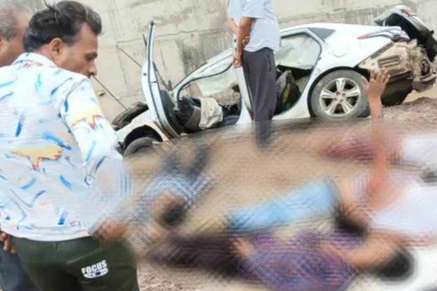 इंदौर&बैतूल मार्ग पर सुबह तेज रफ्तार से जा रही एक कार पुलिया से गिरकर बुरी तरह क्षतिग्रस्त, एक की मौत, पांच युवक घायल