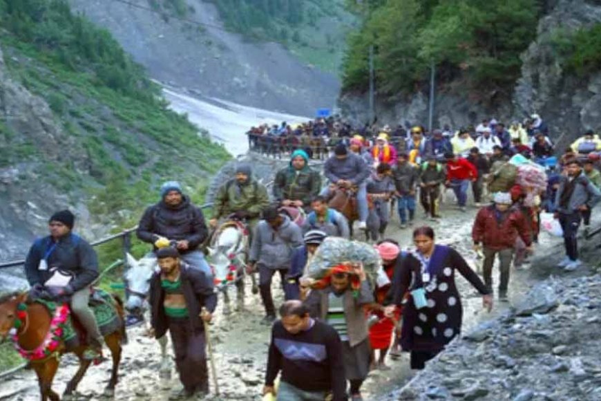 अमरनाथ यात्रा के 33 दिनों में 4.76 लाख श्रद्धालुओं ने किए बाबा बर्फानी के दर्शन