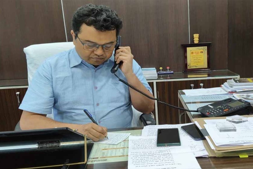 लोगो ने दूरभाष के माध्यम से कलेक्टर को बताई समस्याएं