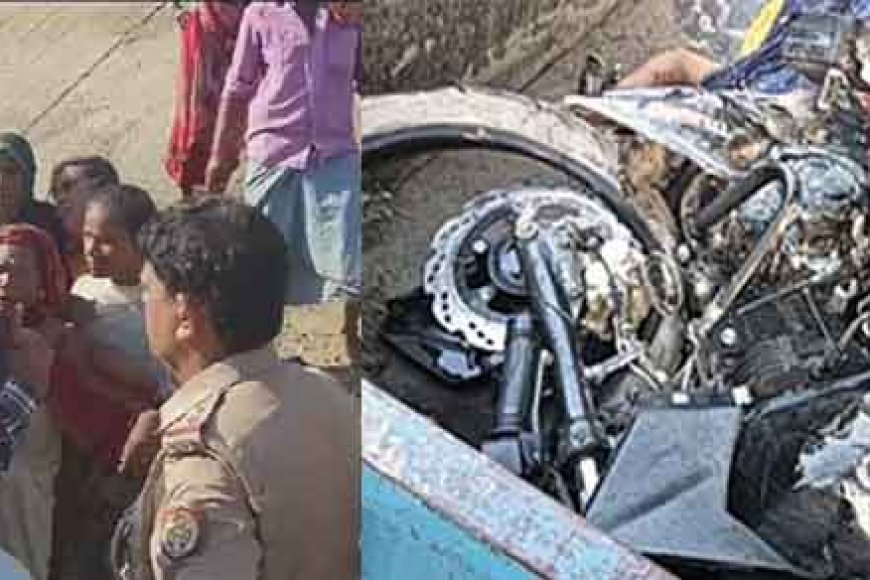बिहार&मोतिहारी में ट्रक और बाइक की भिड़ंत, जीजा&साली की मौत