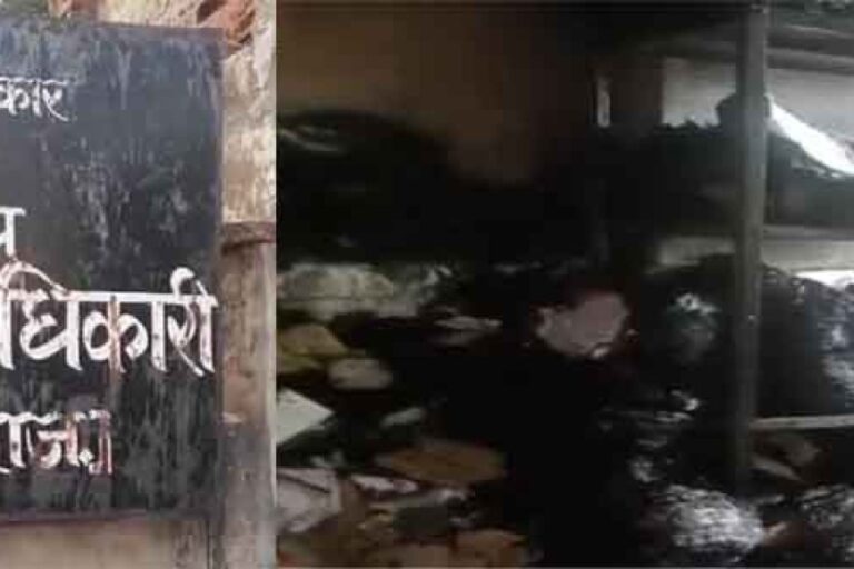 राजस्थान&झुंझुनू के जिला परिवहन कार्यालय में लगी आग, रिकॉर्ड रूम की हजारों फाइलें जलीं