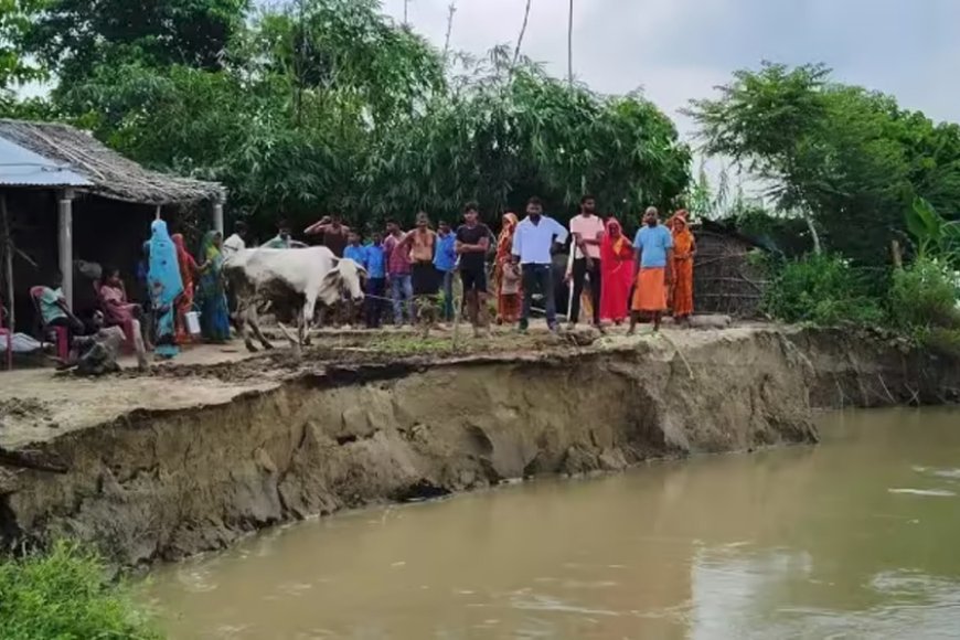 बिहार के खगड़िया जिले में कोसी, बागमती, गंगा और बूढ़ी गंडक उफान पर, एक बच्चे की मौत