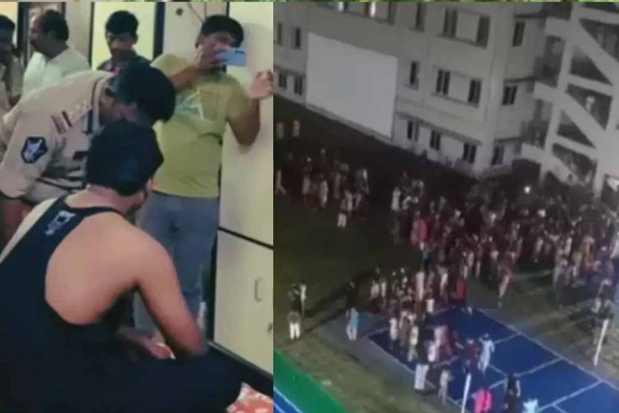 आंध्र प्रदेश में गर्ल्स हॉस्टल के वॉशरूम में खुफिया कैमरा मिलने से छात्राओं ने विरोध&प्रदर्शन शुरू