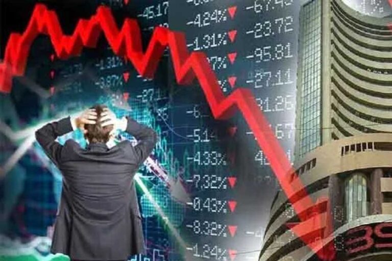 Stock Market में मचा कोहराम, 1100 पॉइन्ट गिरकर 79000 के नीचे Sensex, Nifty में बड़ी गिरावट