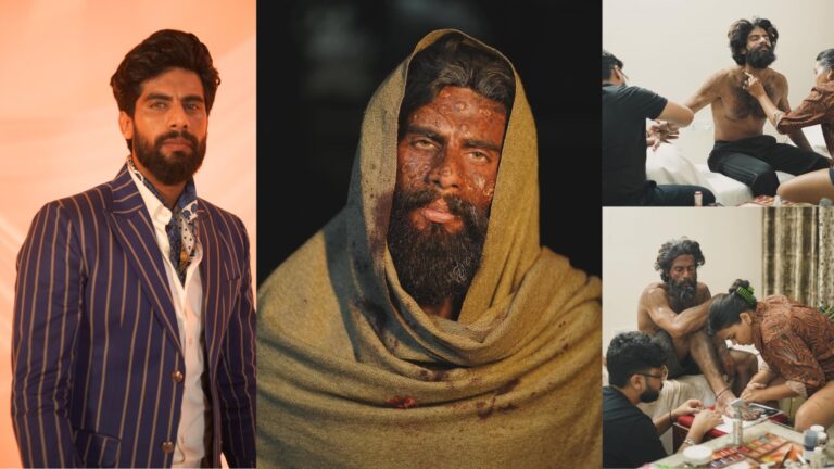 Punjabi Singer Singga Undergoes Unrecognizable Prosthetic Makeup Transformation for His Debut Production Film Fakkar