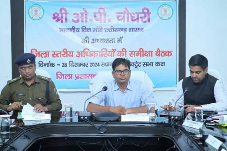 वित्त मंत्री चौधरी ने कहा निर्माण कार्यों में गुणवत्ता सर्वोपरि, काम समय से पूरा हो इसका ध्यान रखें
