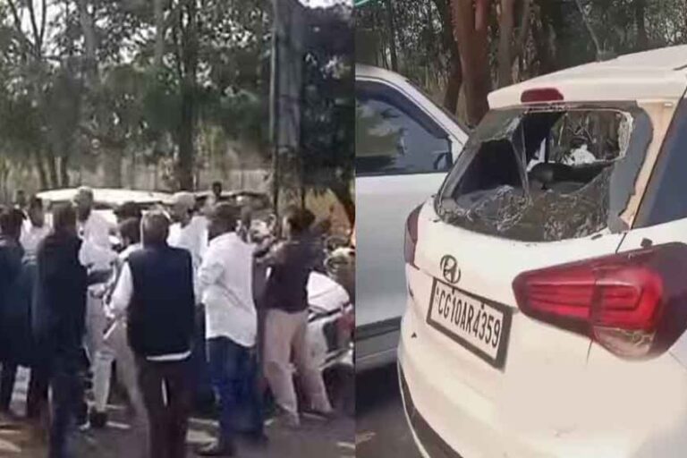 छत्तीसगढ़&महासमुंद में वक्फ बोर्ड अध्यक्ष के स्वागत में जमकर चले लाठी&डंडे और रॉड