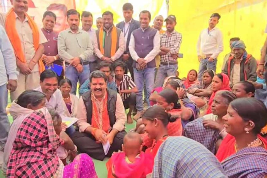 मुख्यमंत्री विजय शर्मा ने ग्रामीणों के साथ सजाई चौपाल