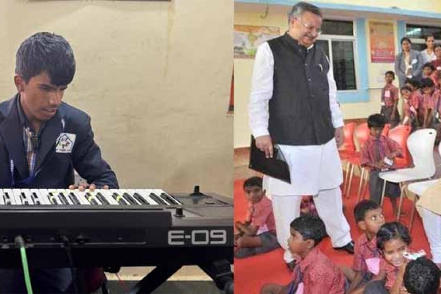 एक दशक पहले प्रधानमंत्री नरेंद्र मोदी ने दंतेवाड़ा में दृष्टिबाधित बालक अंजन को दिया था हौसला