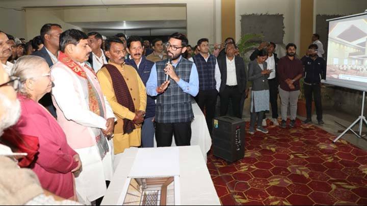 मुख्यमंत्री ने किया निर्माणाधीन कला संकुल का अवलोकन
