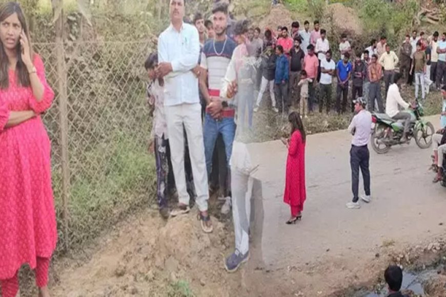 सीहोर में खनिज अधिकारी ग्रामीणों के बीच फंसी, खड़ी पनडुब्बी पर कार्रवाई को लेकर हो गई फजीहत