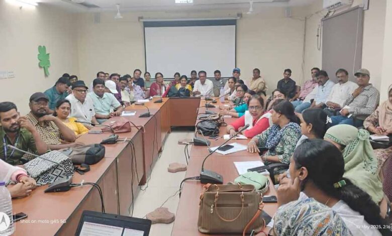 टी बी मुक्त भारत अभियान के लिए हुई बैठक, फोकस बेस्ड एप्रोच आधारित गतिविधियों पर होगा जोर- सी एम एच ओ