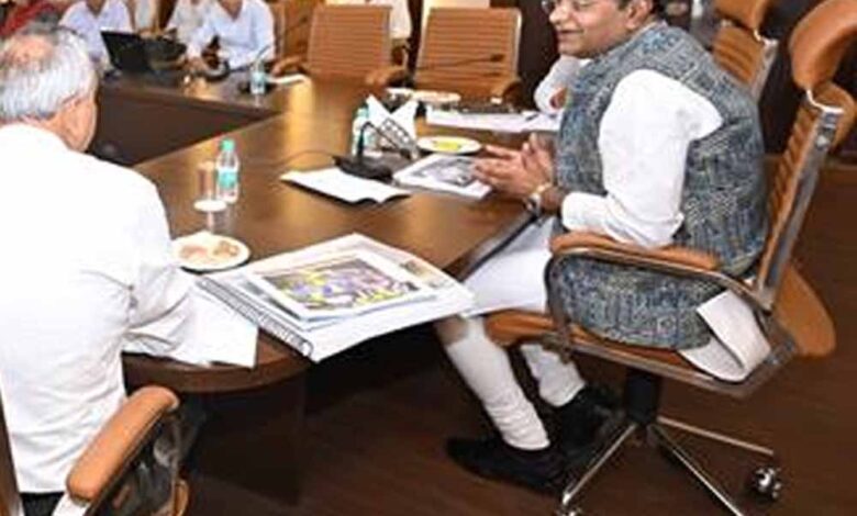 मंत्री सारंग ने नाथू बरखेड़ा अंतर्राष्ट्रीय स्पोर्ट्स कॉम्प्लेक्स की प्रगति की समीक्षा की