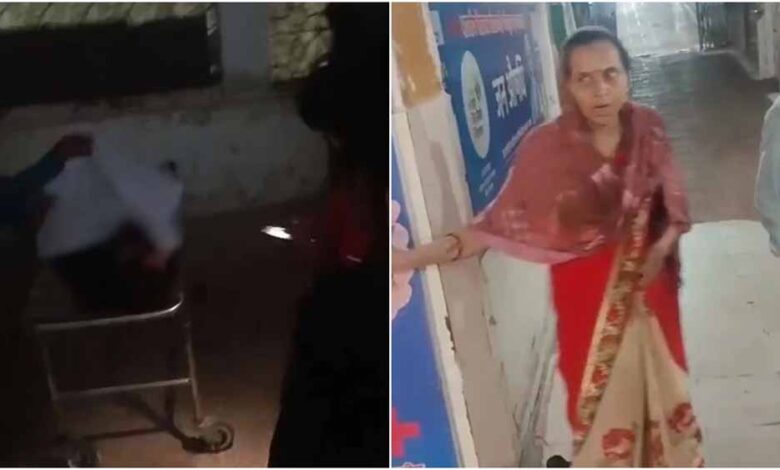 सरकारी अस्पताल में पोस्टमार्टम के लिए रखें एक युवक के शव का गला कुत्तों द्वारा खाने का मामला सामने आया