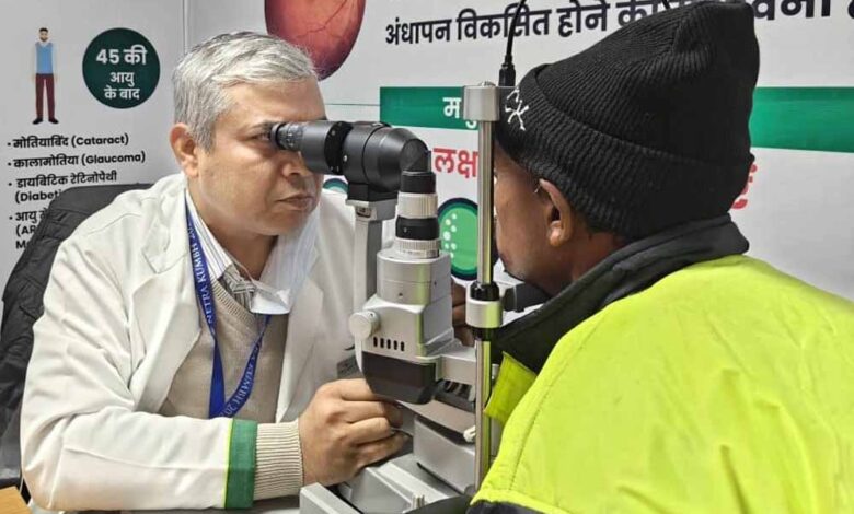 एमपी ट्रांसको द्वारा आउटसोर्स वाहन चालकों के लिए निःशुल्क नेत्र परीक्षण शिविर