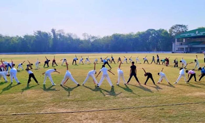 ग्रीष्मकालीन खेल प्रशिक्षण शिविर में विभिन्न खेल गतिविधियों में जुनियर एवं सीनियर वर्ग के खिलाड़ी ले रहे हैं भाग