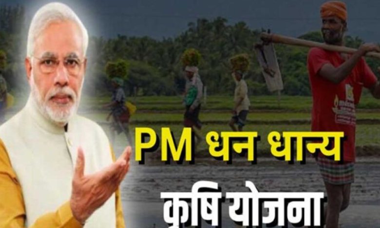 किसानों के लिए खुशखबरी! ‘प्रधानमंत्री धन धान्य कृषि योजना’ शुरू, केंद्रीय मंत्रिमंडल ने मंजूरी दी किसानों के लिए खुशखबरी! ‘प्रधानमंत्री धन धान्य कृषि योजना’ शुरू, केंद्रीय मंत्रिमंडल ने मंजूरी दी