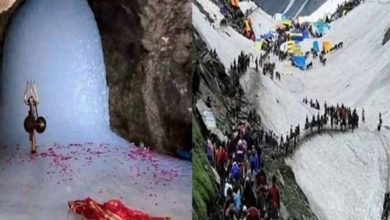 बाबा बर्फानी के दर्शन को उमड़ा श्रद्धालुओं का सैलाब, अब तक 2.20 लाख ने किए दर्शन