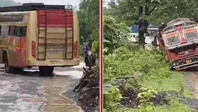 गड्ढों में दबी NH 343 की सड़क, हर मोड़ पर मंडरा रहा हादसे का साया