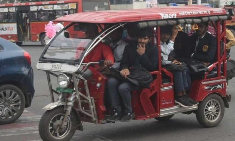 इंदौर में ई-रिक्शा किराया तय: 2 KM तक यात्रियों से लिए जाएंगे ₹10