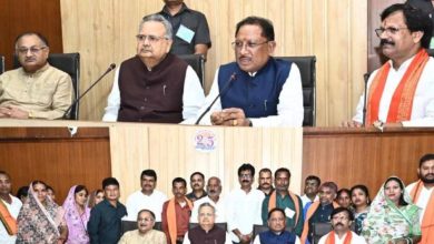 राजनांदगांव के नागरिक प्रतिनिधिमंडल ने की मुख्यमंत्री से सौजन्य भेंट