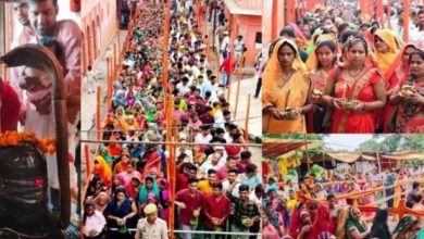 उज्जैन में सावन के पहले सोमवार पर उमड़े श्रद्धालु, महाकाल मंदिर की सुरक्षा बढ़ी
