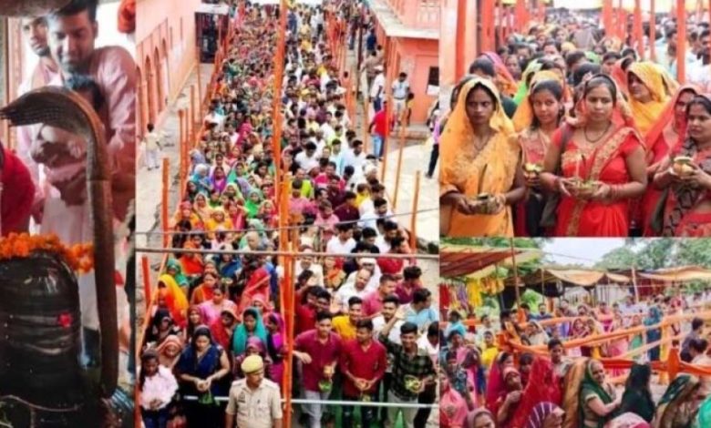 उज्जैन में सावन के पहले सोमवार पर उमड़े श्रद्धालु, महाकाल मंदिर की सुरक्षा बढ़ी