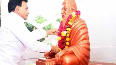 उप मुख्यमंत्री श्देवड़ा ने किया महर्षि वाल्मीकि एवं महर्षि वेदव्यास की प्रतिमा का अनावरण