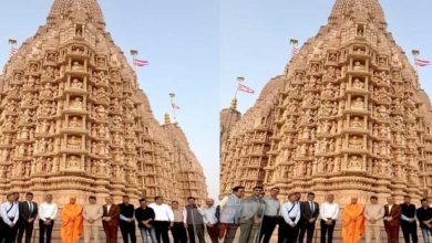 मुख्यमंत्री डॉ. यादव ने बीएपीएस हिन्दू मंदिर में किये दर्शन
