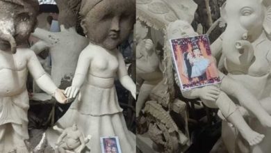 इंदौर में गणेश जी की आपत्तिजनक मूर्तियां बनाने पर हंगामा, बंगाल के कलाकारों का मुंह किया काला; 3 गिरफ्तार