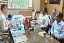 स्कूल शिक्षा मंत्री श्री सिंह से गुजरात संस्कृत बोर्ड के अध्यक्ष श्री पालीवाल ने की भेंट