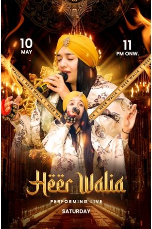 Sufi Sensation Heer Walia to Perform Live at Bonne Foi 65 This Saturday