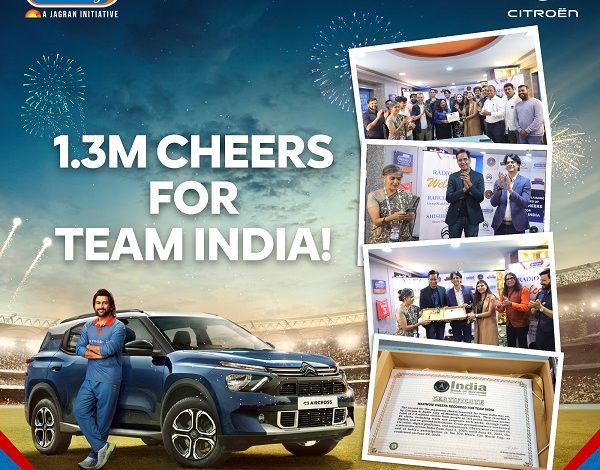 Radio City Scores Big: 1.3M Cheers for Team India in Citroen Cheer for India Campaign