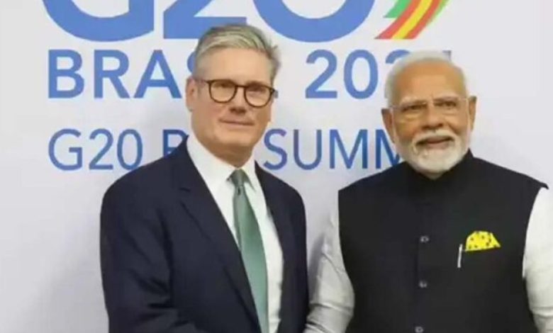 भारत-UK फ्री ट्रेड डील पर मुहर, पीएम मोदी बोले- अब सस्ते मिलेंगे ब्रिटिश प्रोडक्ट भारत-UK फ्री ट्रेड डील पर मुहर, पीएम मोदी बोले- अब सस्ते मिलेंगे ब्रिटिश प्रोडक्ट