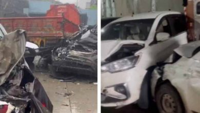 मुंबई-पुणे एक्सप्रेसवे पर भीषण हादसा: 16 गाड़ियां आपस में टकराईं, 1 की मौत, कई घायल