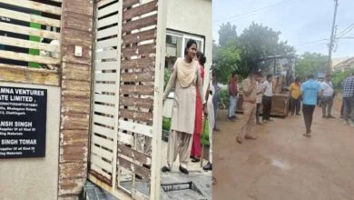 हिस्ट्रीशीटर रोहित तोमर का सूदखोरी अड्डा ढहा: बुलडोजर कार्रवाई में दफ्तर जमींदोज