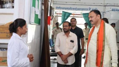 स्वास्थ्य मंत्री श्याम बिहारी जायसवाल ने प्राथमिक स्वास्थ्य केंद्र बंजारीडाड का किया आकस्मिक निरीक्षण