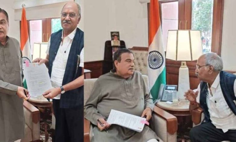 केंद्रीय मंत्री गडकरी से मिले MP बृजमोहन अग्रवाल, कुम्हारी टोल बंद कराने की उठाई मांग