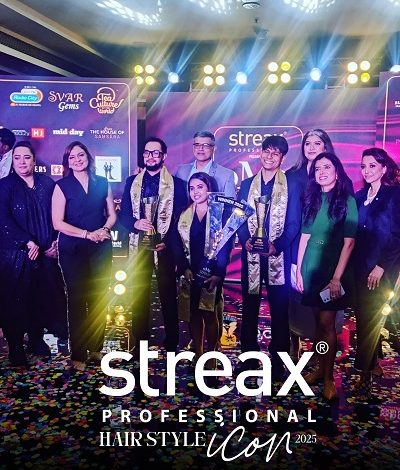 Streax Professional Crowns Hairstyle Icon 2025 at OMG Face of the Year Grand Finale