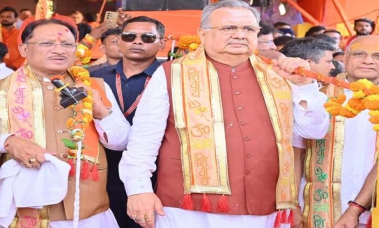 रायपुर : सावन की पावन बेला में मुख्यमंत्री विष्णु देव साय ने किया भगवान शिव का रूद्राभिषेक, प्रदेशवासियों की समृद्धि और सुख-शांति की कामना