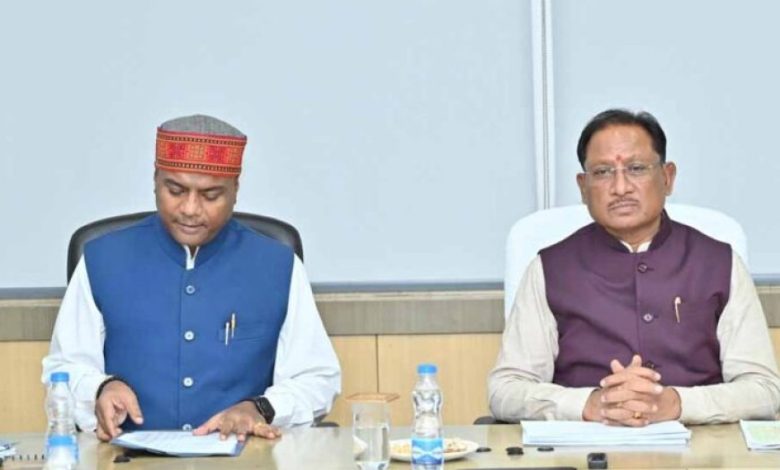 निर्माणाधीन सिंचाई परियोजनाओं को प्राथमिकता से पूर्ण करने मुख्यमंत्री विष्णुदेव साय ने दिए निर्देश
