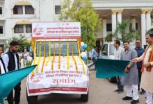 स्वास्थ्य मंत्री श्याम बिहारी जायसवाल ने दंतेवाड़ा में एनीमिया मुक्त रथ को हरी झंडी दिखाकर किया शुभारंभ