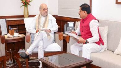 मुख्यमंत्री डॉ. यादव ने केंद्रीय गृह एवं सहकारिता मंत्री अमित शाह से नई दिल्ली में की सौजन्य भेंट