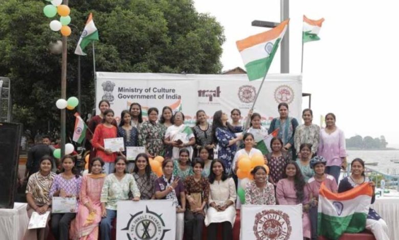हर घर तिरंगा अभियान के अंतर्गत हुई तिरंगा यात्रा-वॉकाथॉन