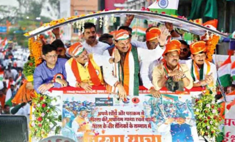 आज शाम राजबाड़ा से गांधी हॉल तक तिरंगा यात्रा, सीएम मोहन यादव होंगे मुख्य अतिथि